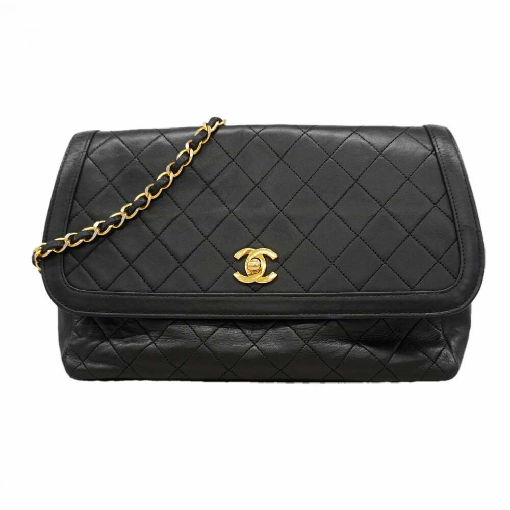 Chanel Vintage Cc Chain Flap Bag #327350C35B